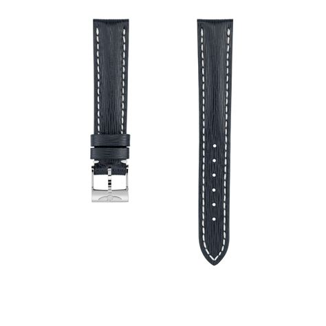 breitling dark blue calfskin leather strap 16-14mm 210x|BLUE SAHARA CALFSKIN LEATHER STRAP .